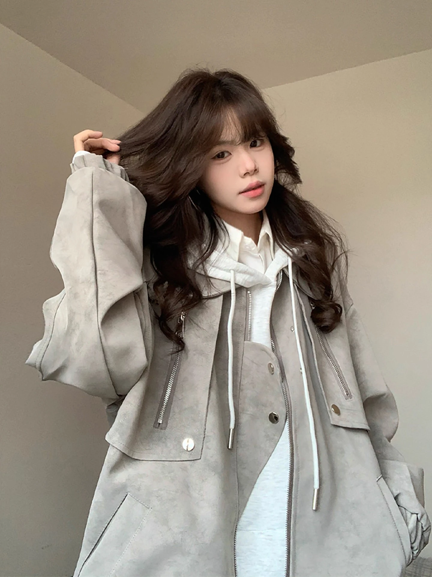 

Cleanfit американская лоскутная спецодежда в стиле ретро, мужская осенне-зимняя уличная мотоциклетная одежда из искусственной кожи, дизайн Sense Baseball...