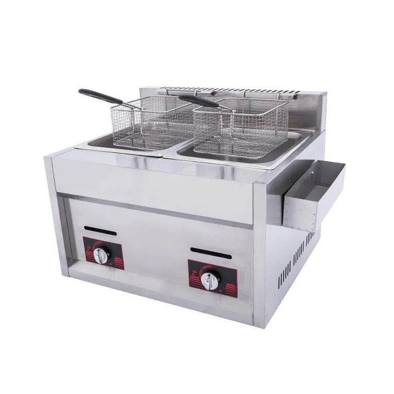 Low-cost snack machine Commercial three cans of 6LX3 fryer High quality and high material - view 3