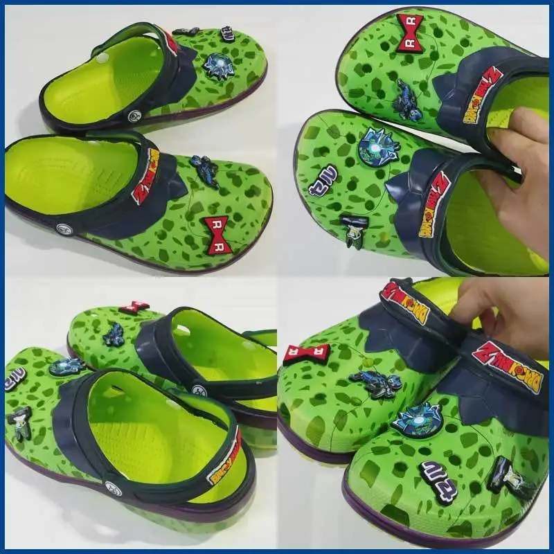 

2025 New Anime Sandals Suitable For Summer Couples Beach Hole Shoes Dragon Ball Joint Edition Cosplay Shoes Surrounding