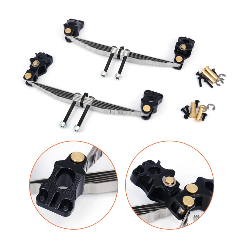 LESU Metal Raised 9Mm Front Suspension for 1/14 Tamiyay 3348 RC Hydraulic Dumper Truck Remote Control Toy Model Th05800