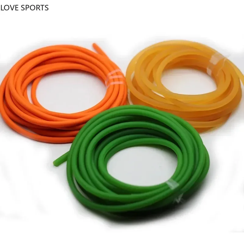 5-10 Meter Diameter 4.5-5-6MM Solid Elastic Rubber (without hole) Natural Latex Yoga Rope Used For Sports Exercise and Fitness