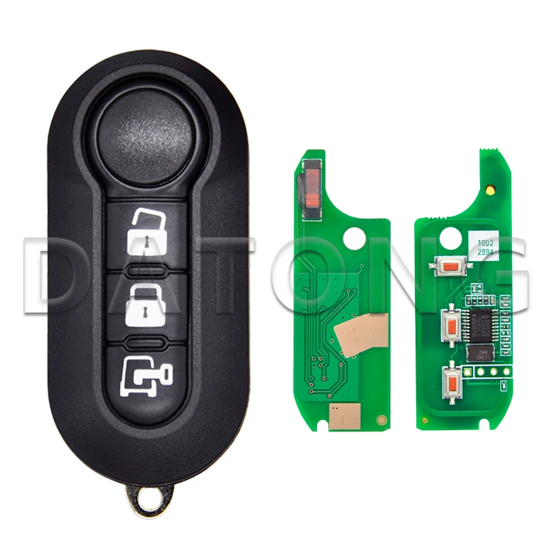 Datong World Marelli/Delphi RX2TRF198 PCF7946 433MHz Auto Afstandsbediening Sleutel Voor Fiat 500L Ducato Citroen Jumper Peugeot boxer 2008-2015