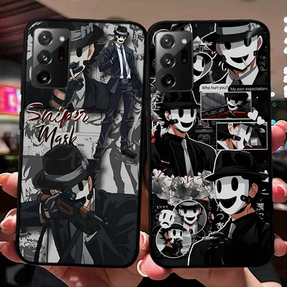 Anime High Rise Invasion Sniper Mask Phone Case For Samsung Note 8 9 10 20 pro plus lite M 10 11 20 30 21 31 51 A 21 22 42 02 03