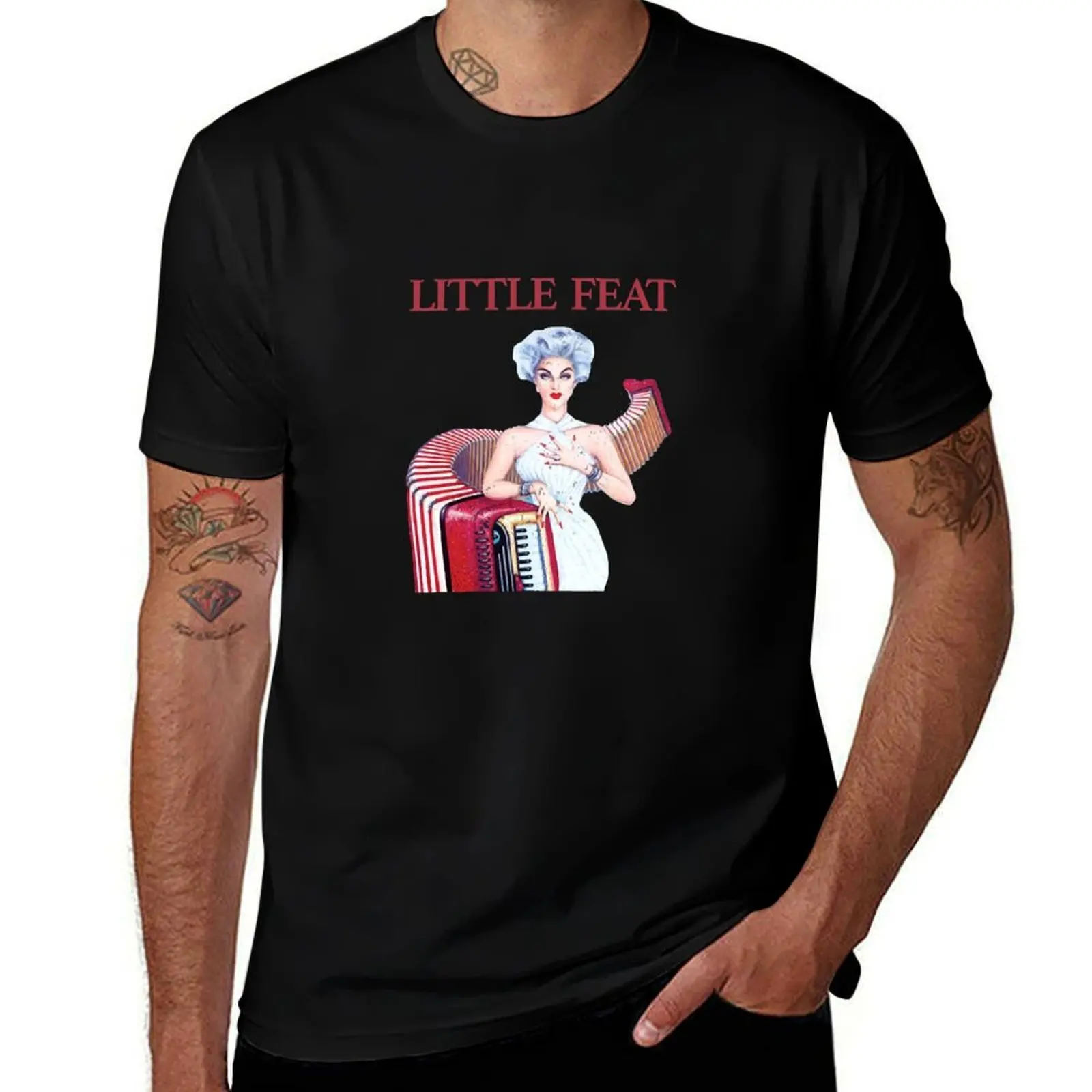 

Футболка с изображением обложки альбома Little Feat Dixie Chicken, спортивная футболка больших размеров для тренажерного зала