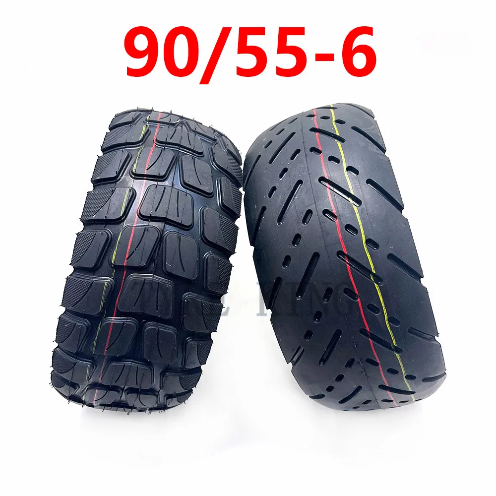 High Quality 90/55-6 Off-road Vacuum Tyre or 10 Inch City Tubeless Tire for Electric Scooter Accessories