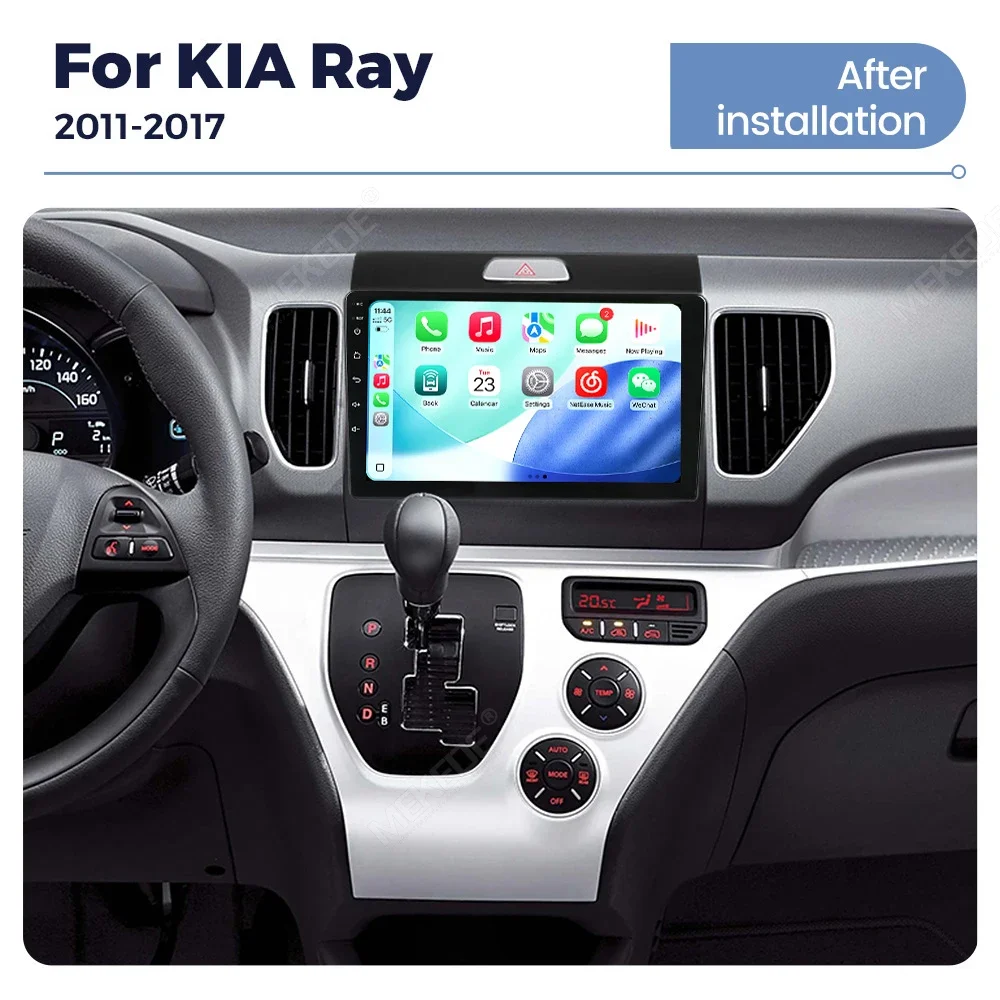 New Linux System Car Radio For KIA Ray 2011 - 2017 Wireless Carplay Android Auto All in one Multimedia Player Dual USB Headunit