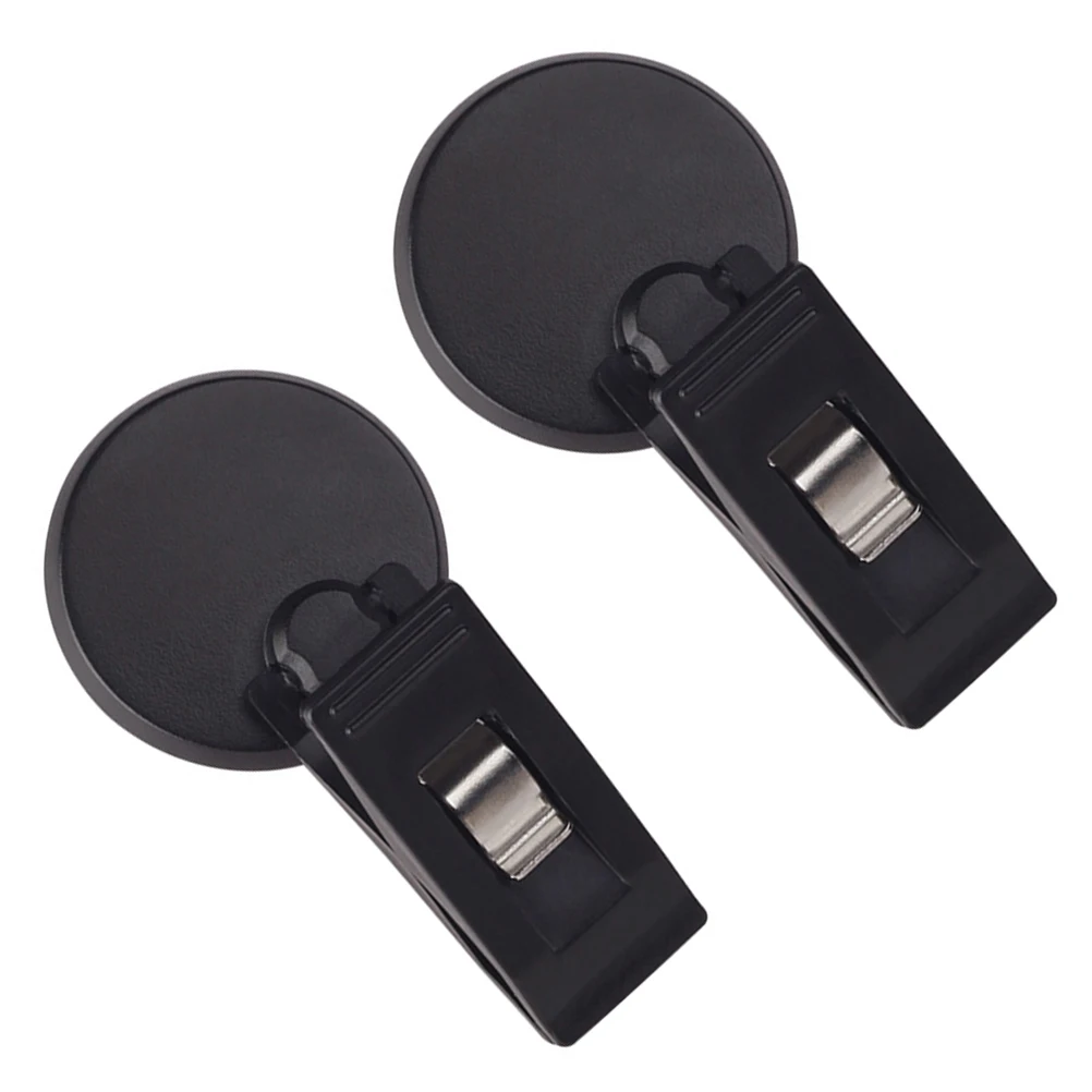 

2 Pcs Multifunction Card Holder Vehicle-mounted Access Control Bill Clip Ticket Wallet Folder Multi-function