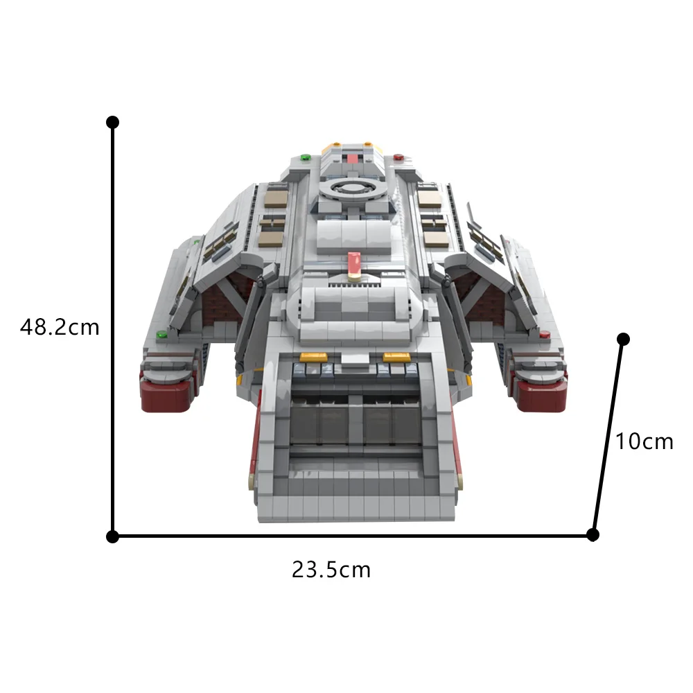 Gobricks MOC Space Trek Runabout Mattoni Modello Spaceships Space Trek Runabout Building Blocks Ultimate Collector Toys Regalo