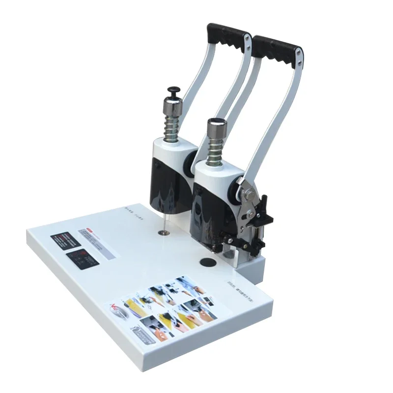 

YG-821-1 Manual Plastic Tube Pressing Binding Machine Financial Document File A4 Paper Binder Punching Machine Binding Machine