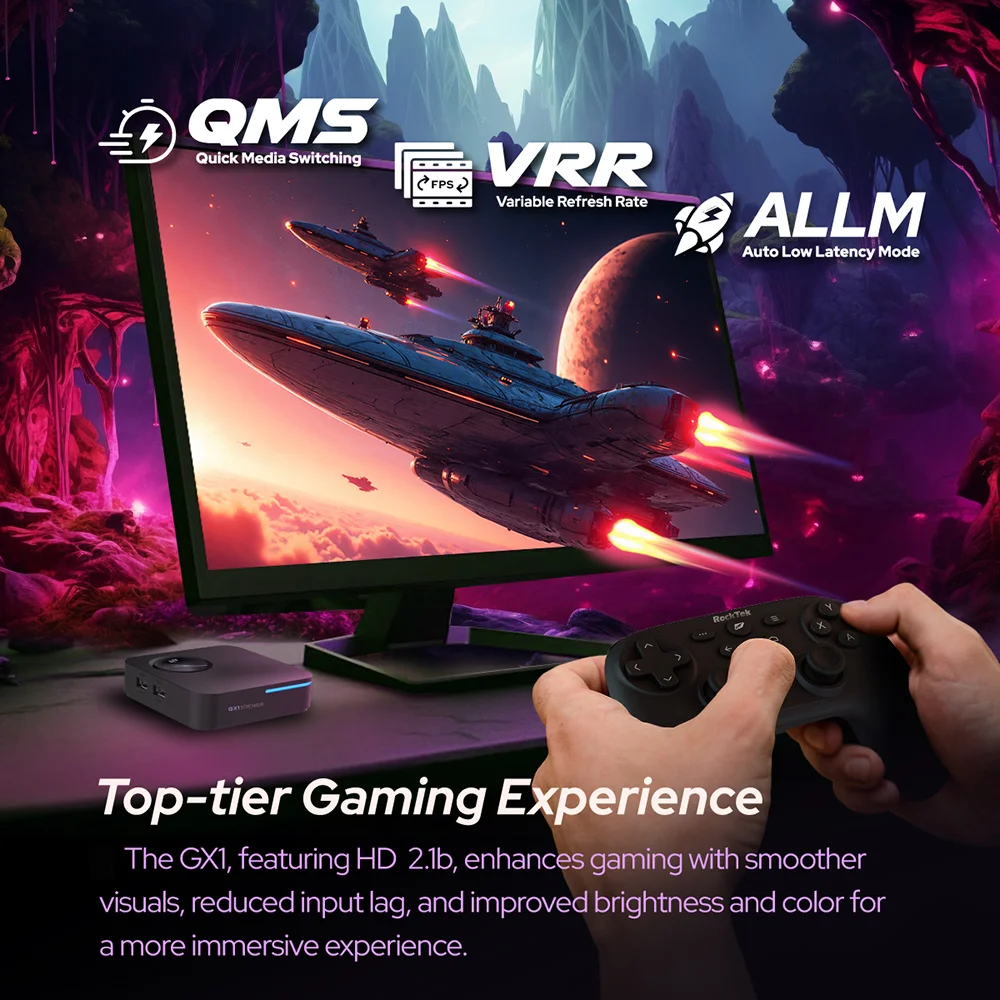 Google TV 12 Box Netflix Google معتمد يدعم Dolby Atmos Vision 2T2R Android TV Box RockTek GX1 UHD Realtek1325 A55 Edge AI