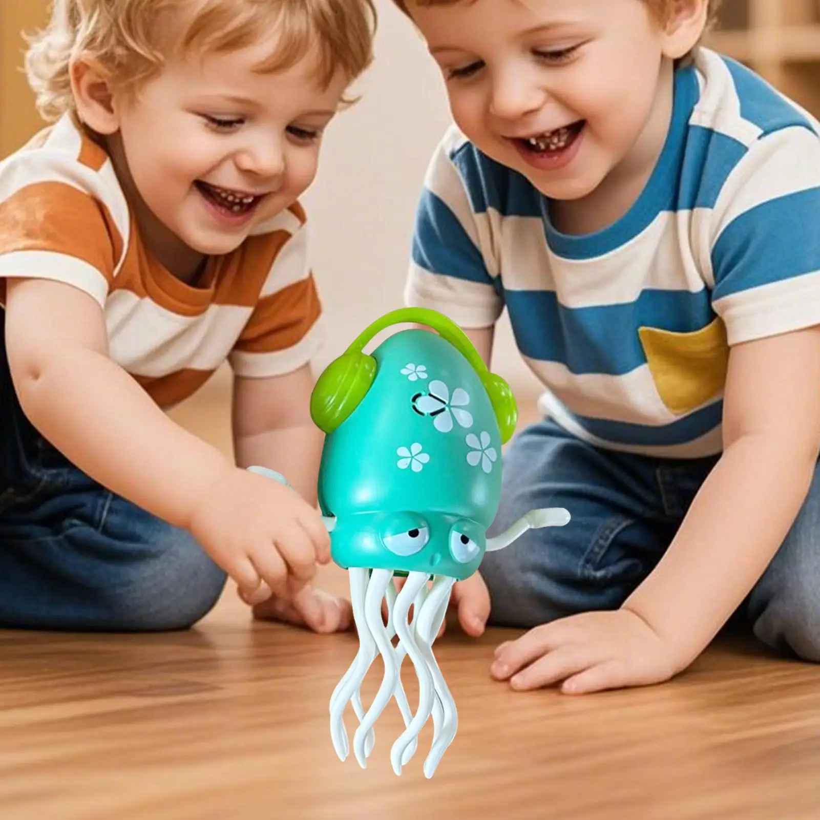 Dança polvo brinquedo desenvolvimento ação polvo com luz led e música brinquedo interativo para a escola sala de aula jardim de infância