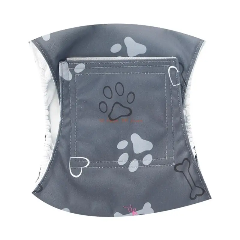 96GC حفاضات الحيوانات الأليفة الصغيرة، قابلة للغسل، قابلة لإعادة الاستخدام، نسيج مسامي، تثبيت آمن للكلاب #3