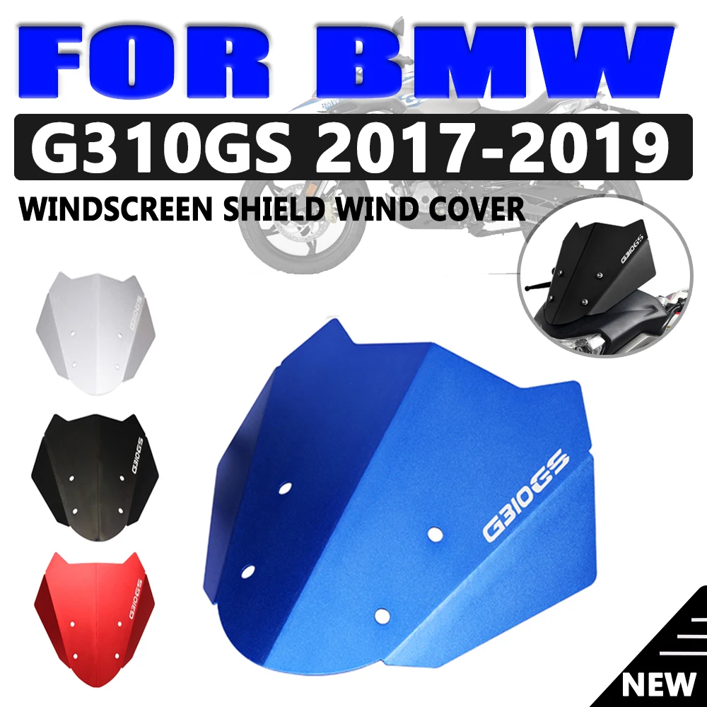 

Motorcycle Windshield Windscreen Upper Cover visor Wind Deflector For BMW G310GS G310 GS G 310 GS G 310GS 2017-2019 Accessories