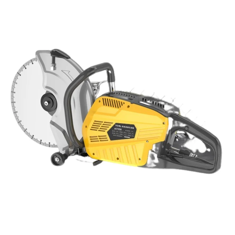 14 سنتيمتر فرش آلة قطع الخرسانة الكهربائية 5000 واط عالية التردد بلا أسنان المنشار الحجر/آلة قطع المعادن