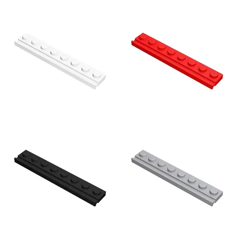 100PCS 4510 Modified 1x8 With Door Rail Building Blocks Kit Plate Adaptive Bricks Fun Toys Birthday Boys Girls Special Gifts