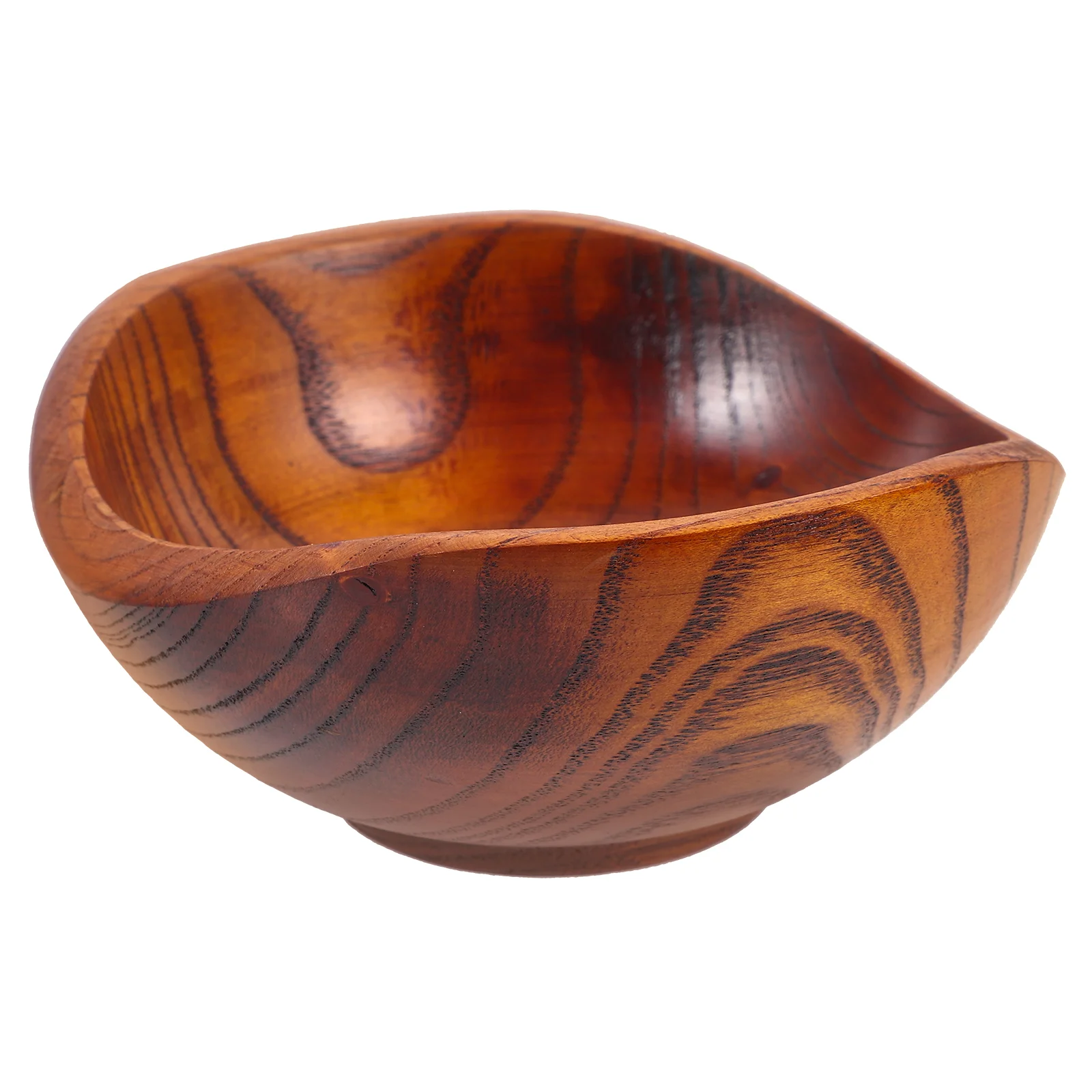 Yuanbao Wooden Bowl Fruit for Kitchen Counter Salad Bowls Eating Small Gold Ingot