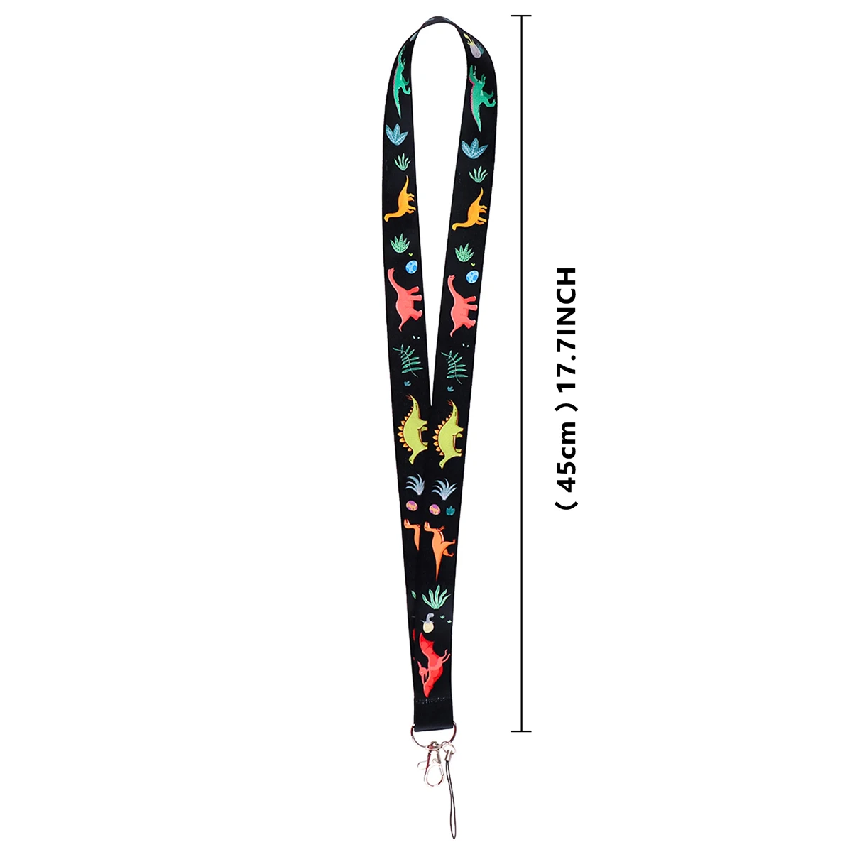 Dinosaur Lanyard Keychains Classic Cartoon Ribbon Hang Ropes Keyring Mobile Phone Charm Neck Straps Key Ring