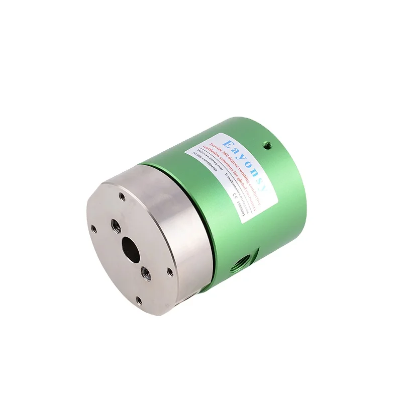 

2 in 2 Out Rotary Joint ID 17 OD 86mm Threaded Port G3/8'' Pipe Size 10~12MM air Pressure 1MPa,360 Degree air Rotary slip Ring