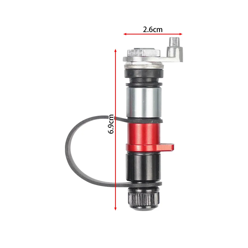 Universal 4pcs Tire Deflator Valves Portable Metal Tool Set For Car Wheel Holder Tire Pressure Fitting Accessories