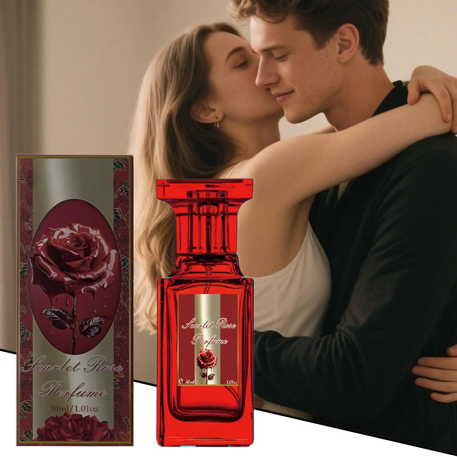 

Rose Fragrance Perfume Rose Pheromone Perfume Long-lasting Light Fragrance Floral Note Stimulating Flirting Perfume lady Perfume