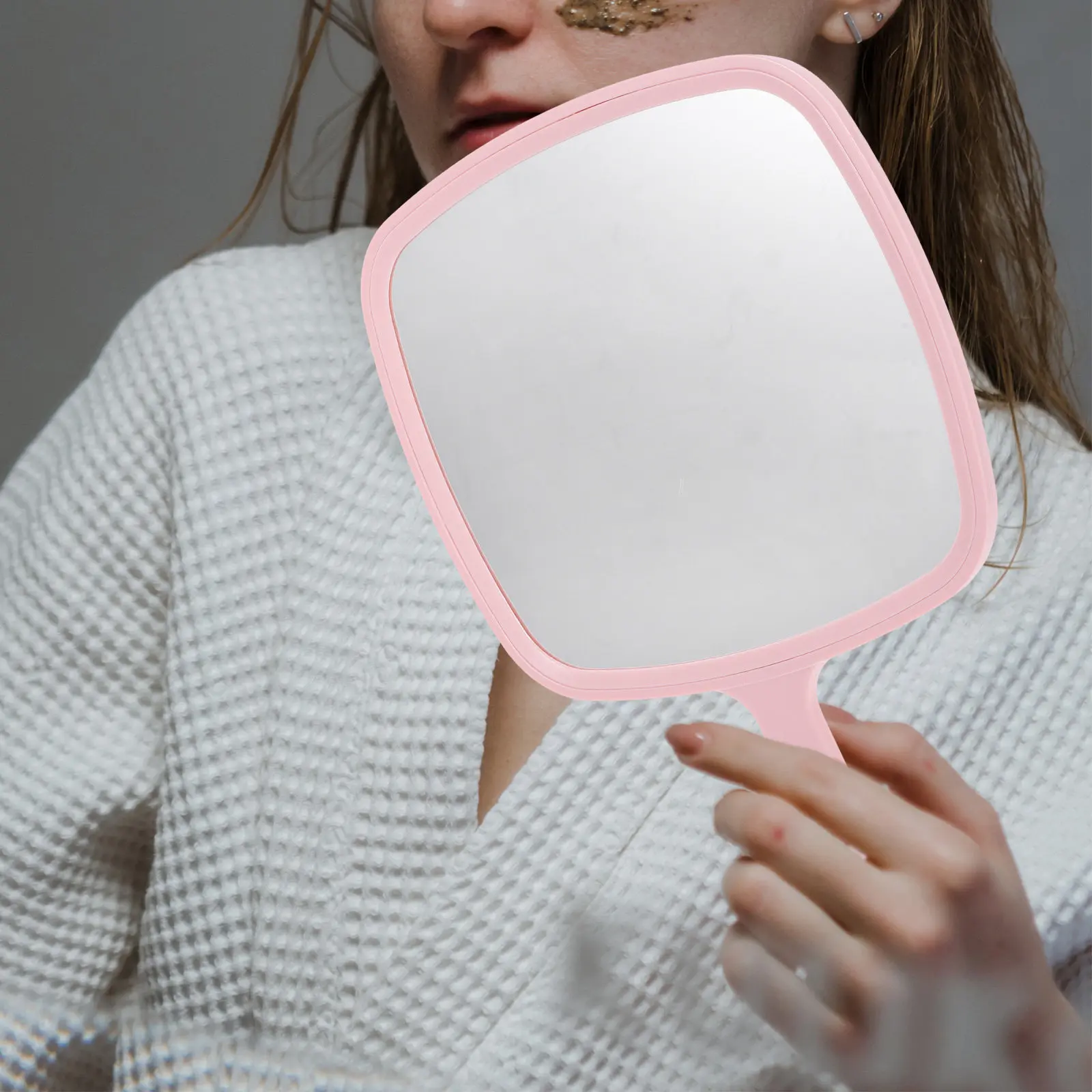 

Портативное зеркало для макияжа премиум-класса: легкое, из алюминия и АБС-пластика, для путешествий, дома, ухода за собой, для девушек и женщин