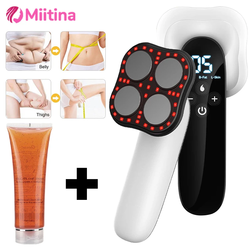 

Electric Fat Remover Vibrating Cellulite Massager With Slimming Gel Handheld Massager for Belly Waist Arm Leg Butt Body Shaping