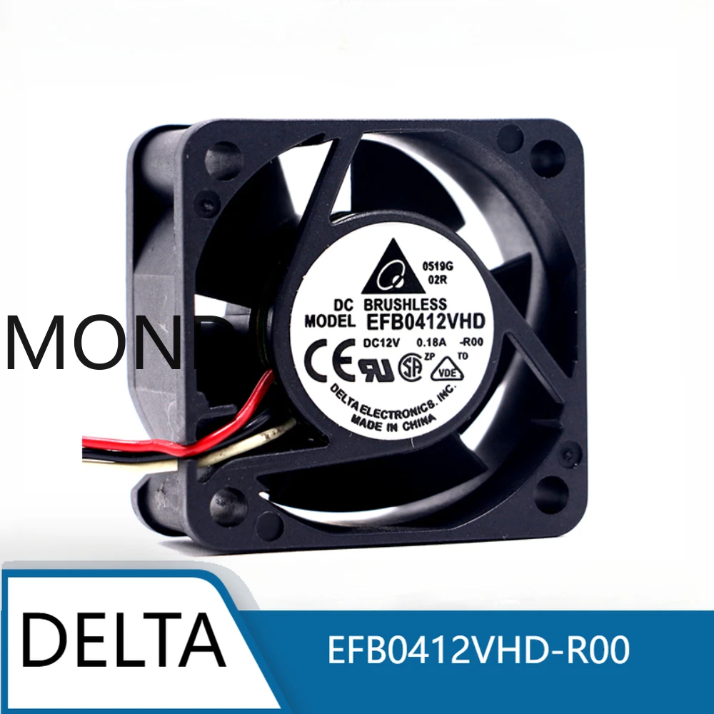 

Delta EFB0412VHD-R00 4020 4CM 12V 0.18A Dual Ball North South Bridge Cooling Fan