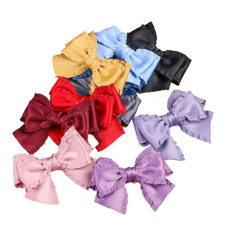 5 Yard/Lot 10/16/22/40mm Polyester Falbala Ribbon Bow Hair Lace Clothing Accessories DIY Manual Materials Nastri Per Decorare