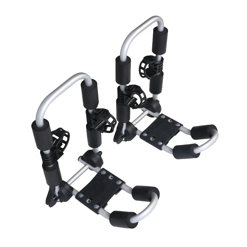 

Deluxe Aluminum Kayak Carrier Boat Canoe Surf Ski Snowboard Roofmount Kayak Roof Rack