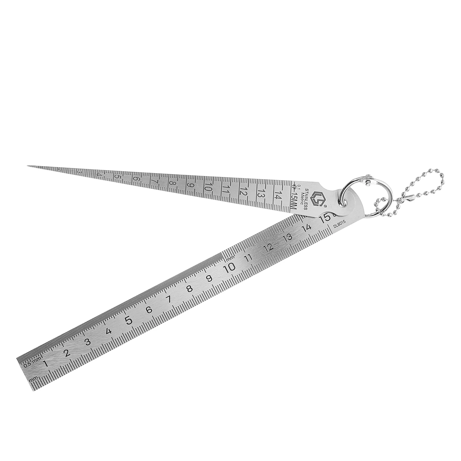 الفجوة قياس مقياس 1-15 مللي متر الدقة الفولاذ المقاوم للصدأ مدبب أداة المحسس ل الترباس حجم الإطارات شرارة التوصيل البعد استخدام السيارات