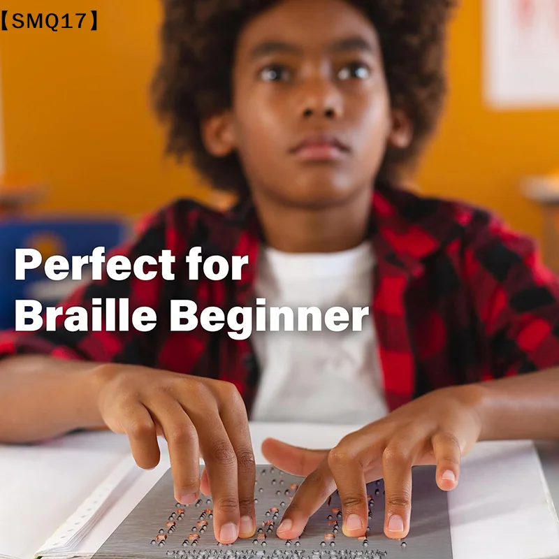 Braille Alphabet And Numbers Learning Tool - Durable Metal Tactile Bump Reading Floor-Mounted Eco-Friendly Lightweight【SMQ】