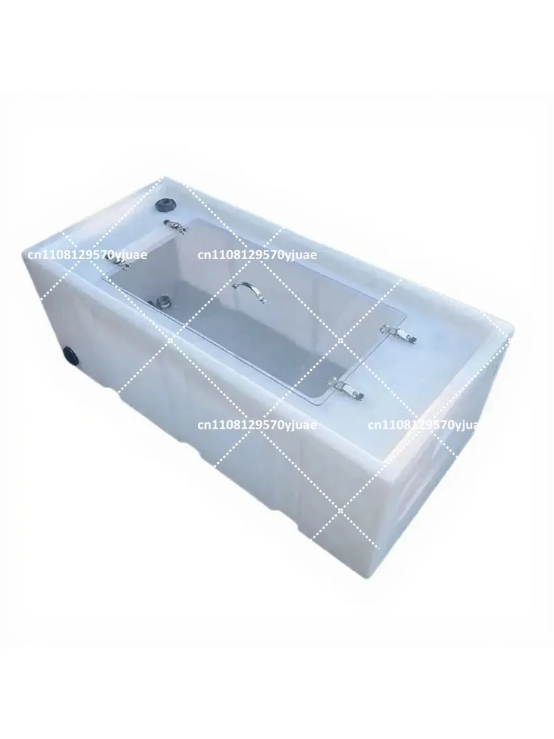 Fish Transport Box Food Grade Horizontal Aquaculture Live Fish Carrier Outdoor Hard Shell Fishing Container