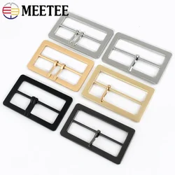 5Pcs 25-50mm Metal Tri Glide Adjustment Buckle Pin Clasp Waistband Slider Women Coat Luggage Decorative Button DIY Accessories