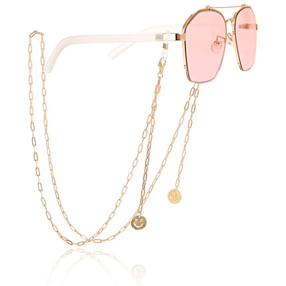 Adjustable Anti Slip Pearl Eyeglass Chain Sunglasses Antiskid Losing Chain Mask Strap Glasses Chain Face Mask Lanyard Neck Chain
