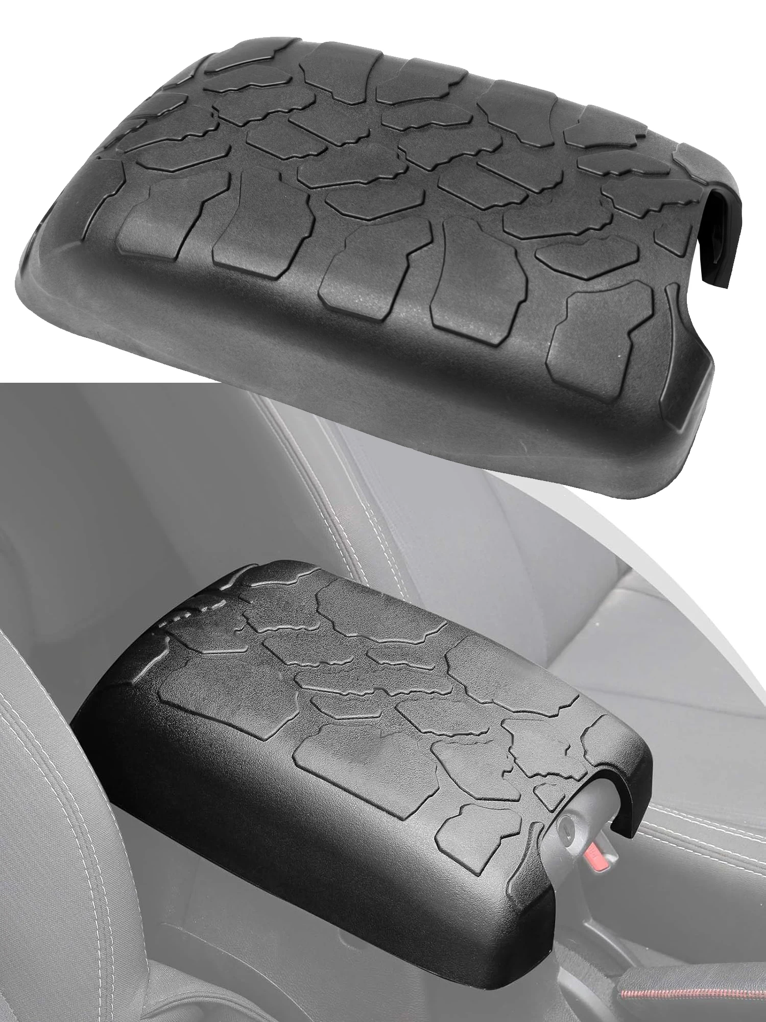 

Car Armrest Box Cover Center Console Protective Cushion Pad for Jeep Wrangler JK 2011-2017