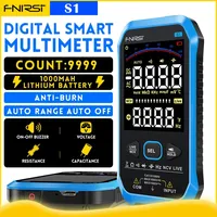 FNIRSI S1 Smart Handheld Digital Multimeter 9999counts  AC DC Voltage Resistance Capacitance Display  Diode NCV Hz Live Tester