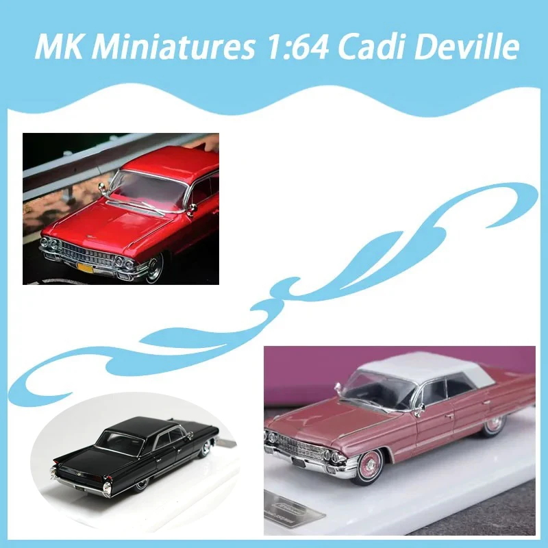 

MK Miniatures 1:64 Scale Cadi Deville Car Model Holiday Collection & Gift & Souvenir Display Toy