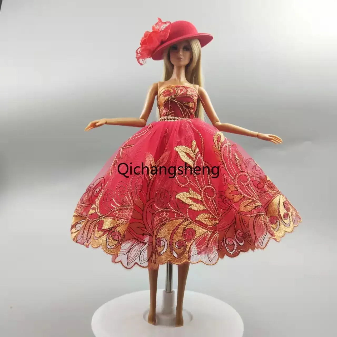 1/6 BJD Quần Áo Búp Bê Cho Búp Bê Barbie Quần Áo Họa Tiết Hoa Ba Lê Áo Cho Búp Bê Barbie Trang Phục Váy Công Chúa 11.5 "Phụ Kiện Búp Bê đồ Chơi