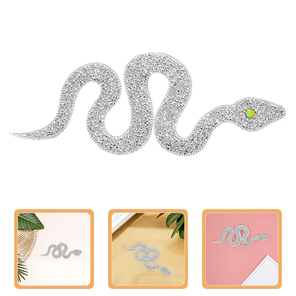 

2 шт., нашивки со стразами в форме змеи, горячая фиксация, утюг на DIY, блестящие переводные головные уборы, сумки, обувь, одежда, ремесло