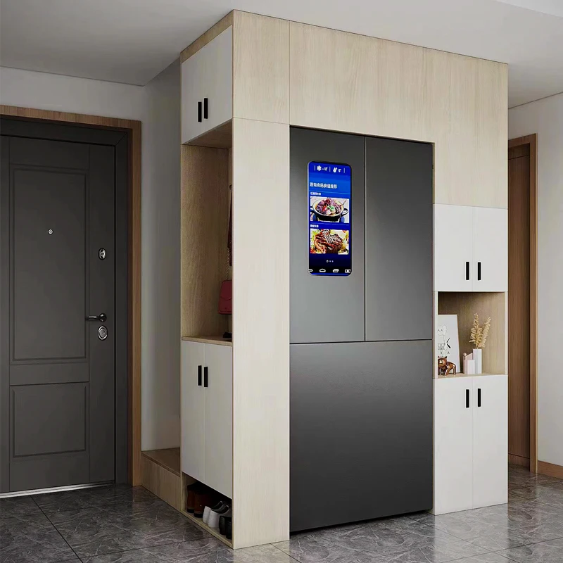 Ultra-small footprint space-saving duplex loft stairs Home staggered stairs Original design Customizable wardrobe shoe cabinet