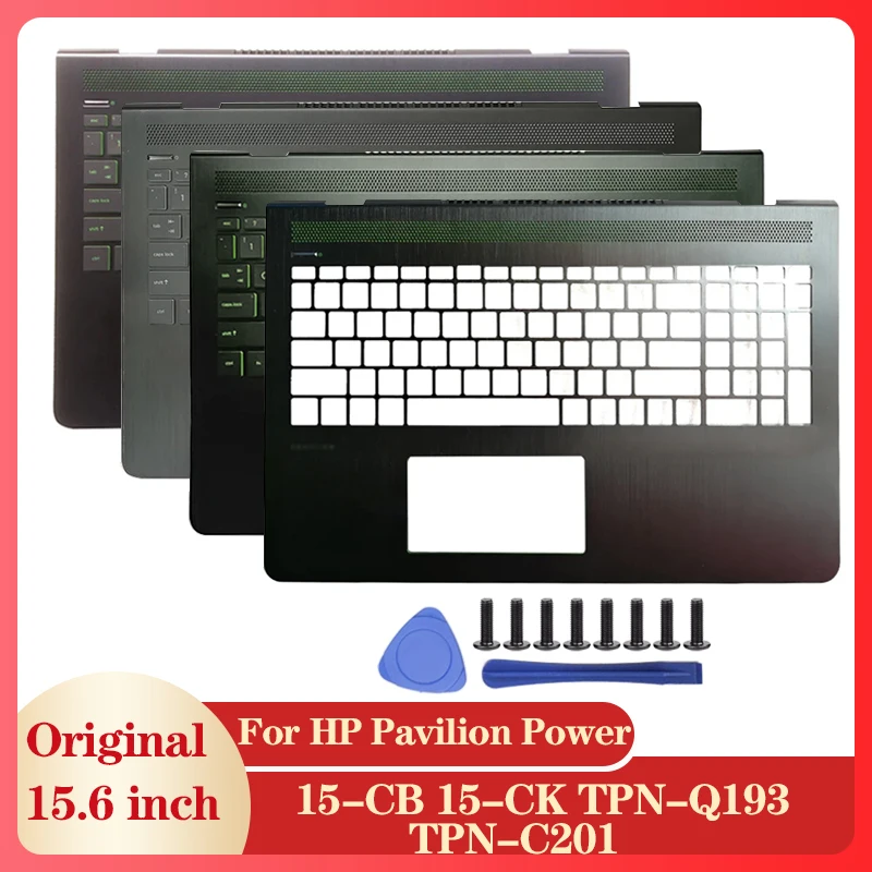 

95%NEW Laptop palmrest upper case Backlit keyboard For HP Pavilion Power 15-CB 15-CK TPN-Q193 TPN-C201 15-cb035wm 926894-001