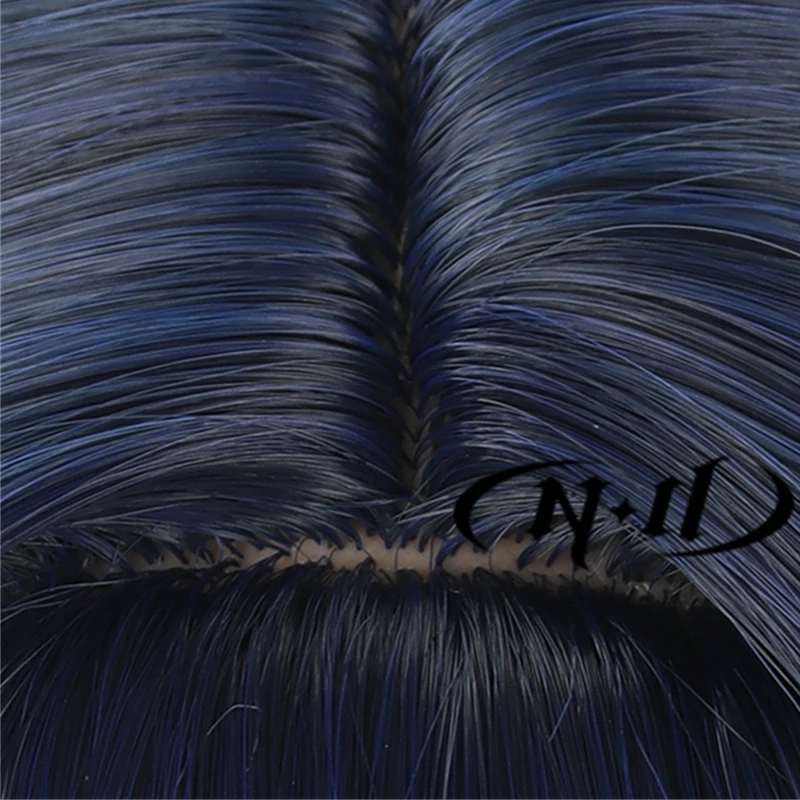ND Akane Kurokawa Cosplay Wig Oshi no Ko Anime Cosplay Short Midnight Blue Hair Wigs for Comic Con Coser Costume Party Synthetic