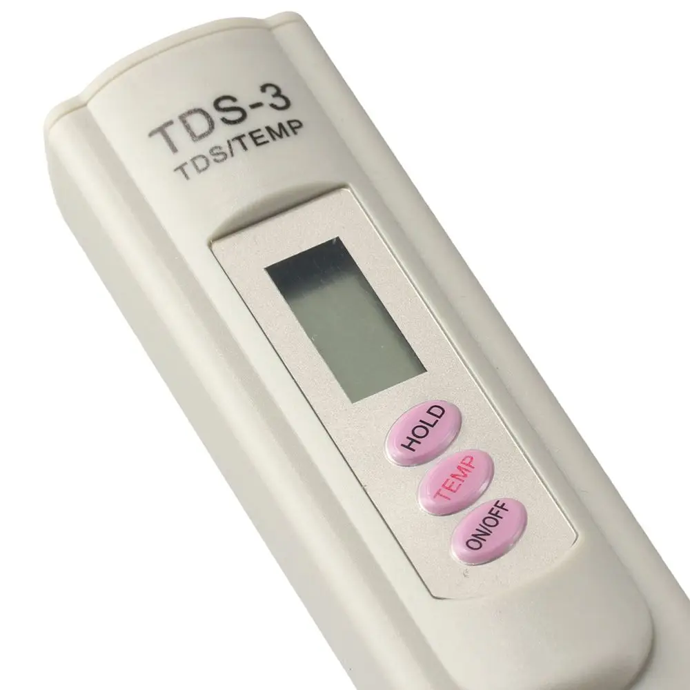 TDS-3 Digital TDS Meter With Carrying Case Large Backlit Screen 2 in 1 Water Quality Tester Pen Water Analyzer Swimming Pool