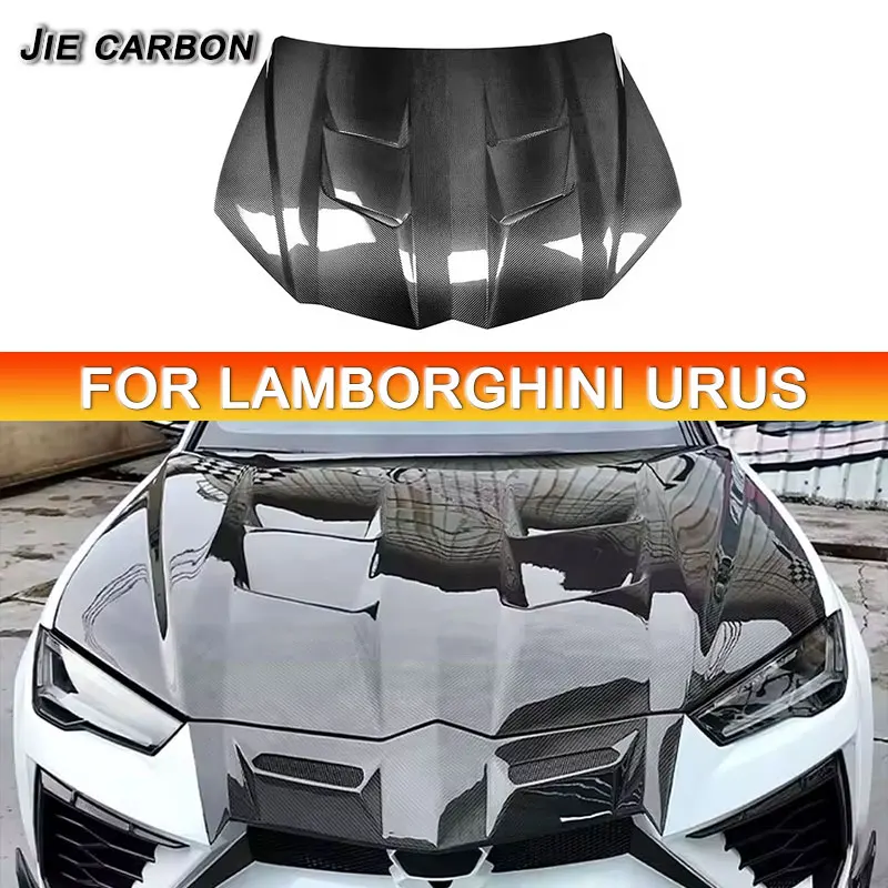 

For Lamborghini URUS Carbon Fiber Front Bumper, Front Engine Hood Cover, Hood, Body Kit Upgrade Automotive Accessories