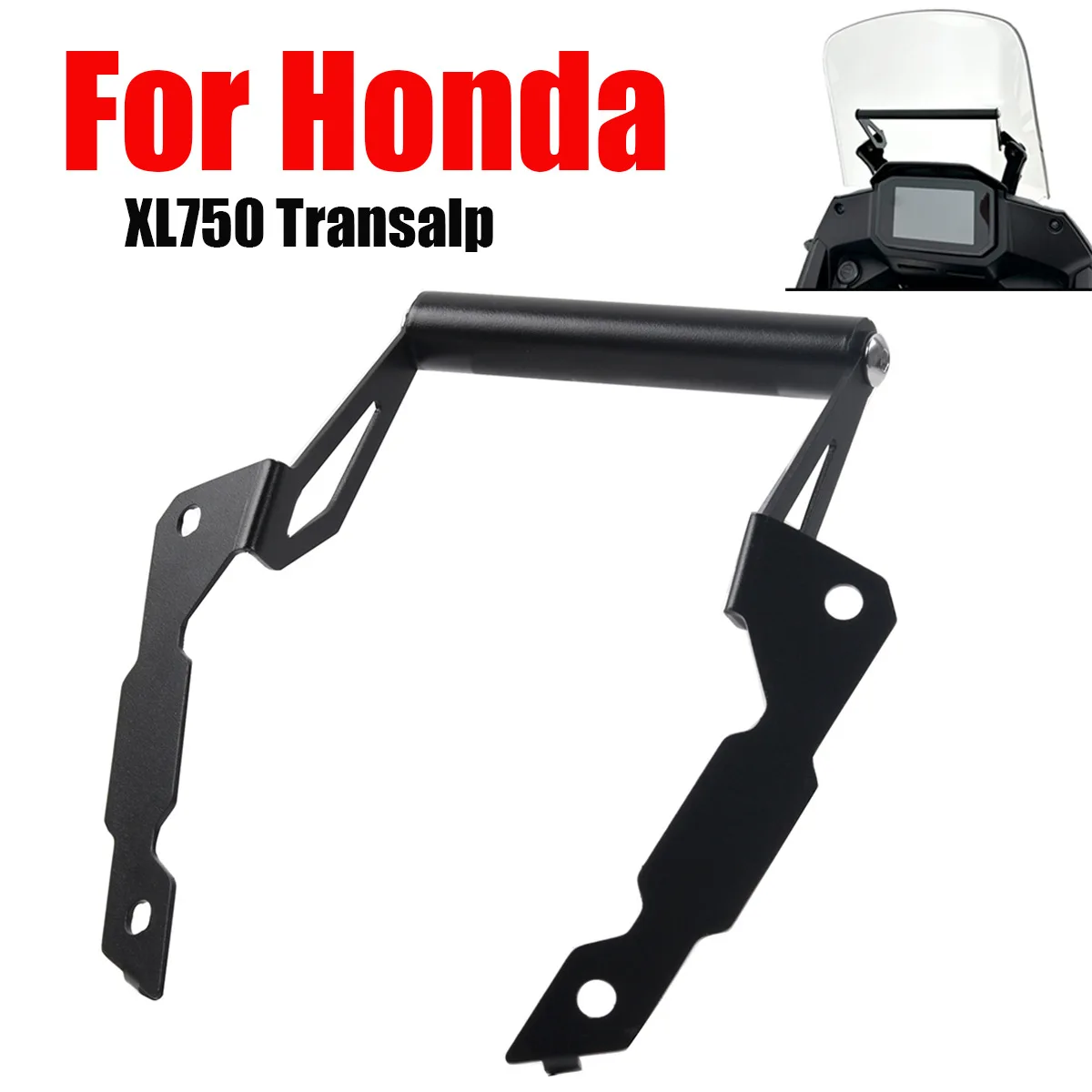 Applicable for Honda motorcycle modification accessories:XL750 Transalp GPS navigation bracket and mobile phone mounting bracket