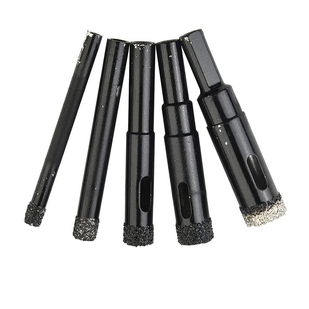 1pc diamante punta da trapano a secco apri foro 6 8 10 12 14 mm per il taglio di piastrelle in porcellana dura ceramica marmo ardesia parti di utensili elettrici