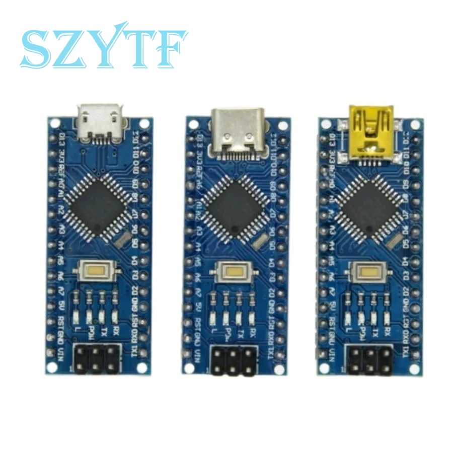 1pcs Nano 3.0 Mini USB Driver ATmega328 5V 16M Micro Controller Board Nano CH340 V3.0 for arduino