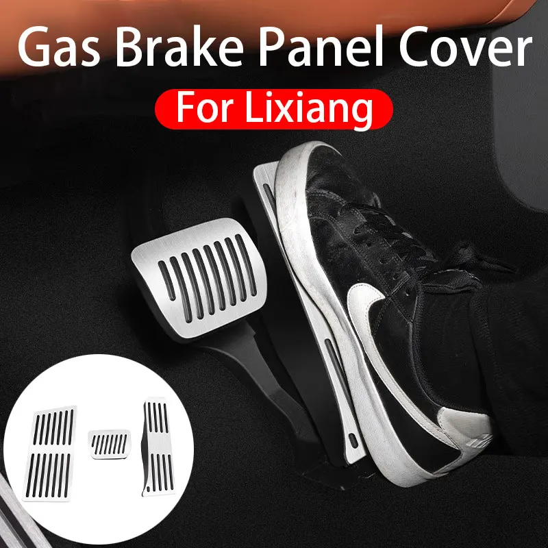 

Aluminium Alloy Gas Brake Panel Cover Sticker For Leading Li Lixiang L6 L7 L8 L9 Car Accelerator Footrest Pedals Accessories