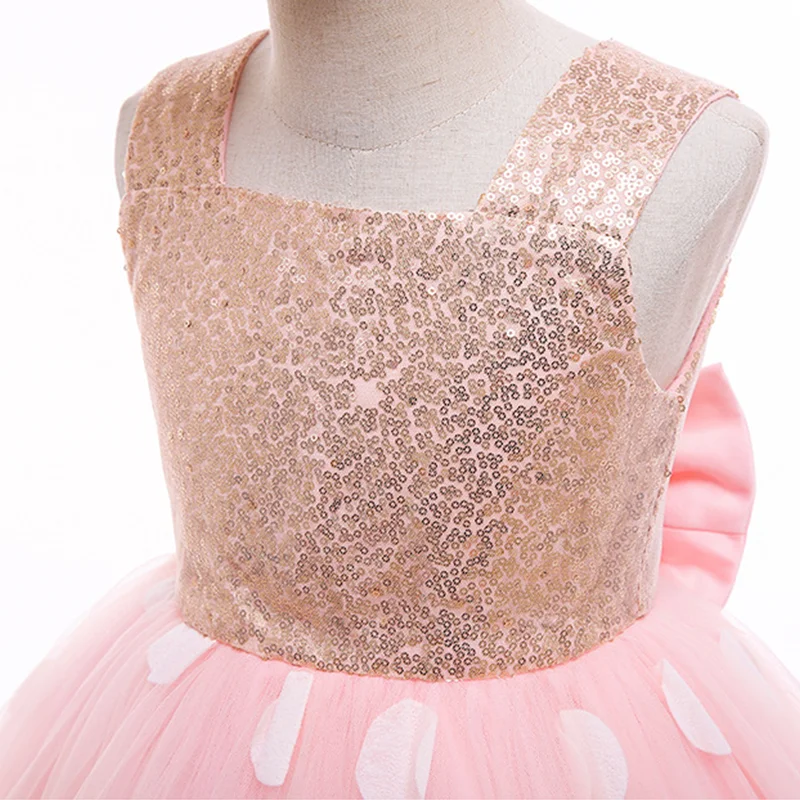 

Baby Kids Polka Dot Princess Dress With Ears Headband For Toddler Girls 1 Year Baptism Birthday Party Wedding Banquet Gown