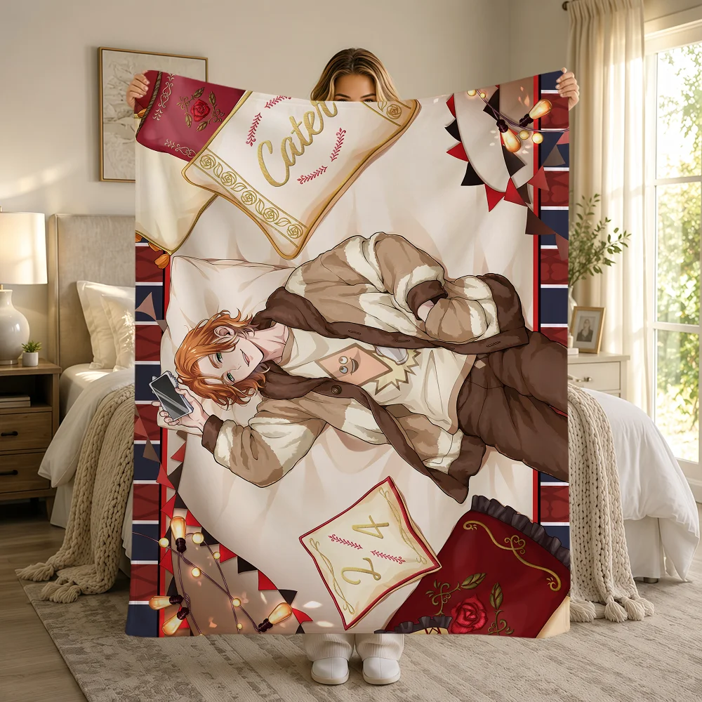 Card SSR T-Twisted Wonderland Ace Azul Cater Idia Warme Weiche Plüschdecke Sofa Wohnzimmer Nickerchen Zuhause Schlafzimmer Geschenk Flanell Hogar – Detail 14